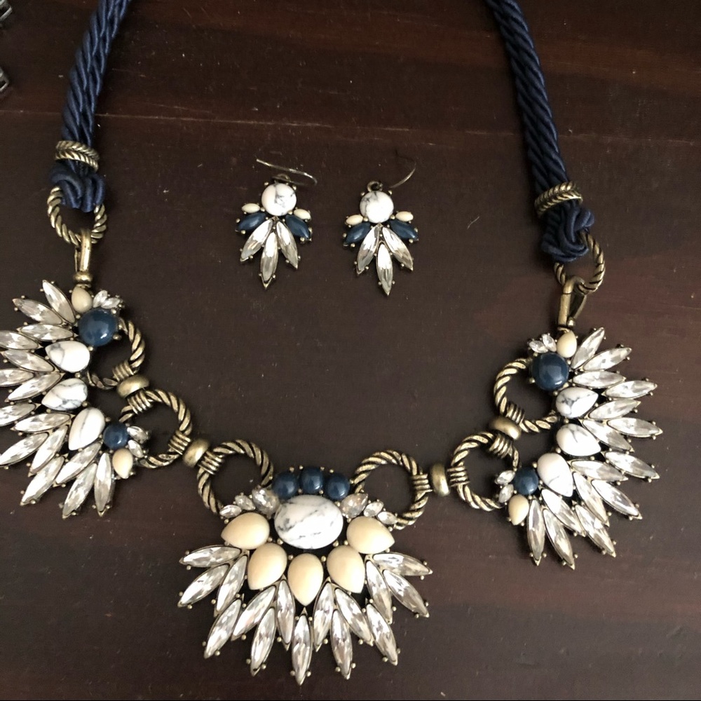 Chloe+Isabel Morning Star necklace + earrings GUC